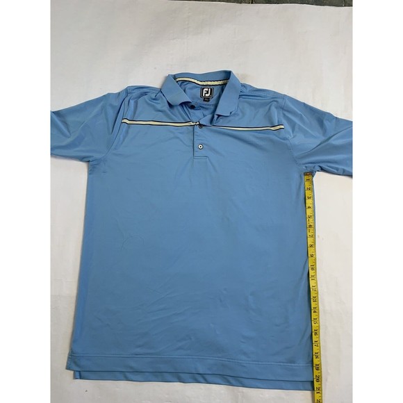 Footjoy Athletic Fit Polo Shirt Men’s Extra Large Blue Golf FJ - Picture 6 of 7